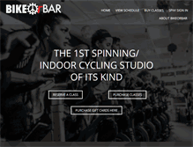 Tablet Screenshot of bikeorbar.com